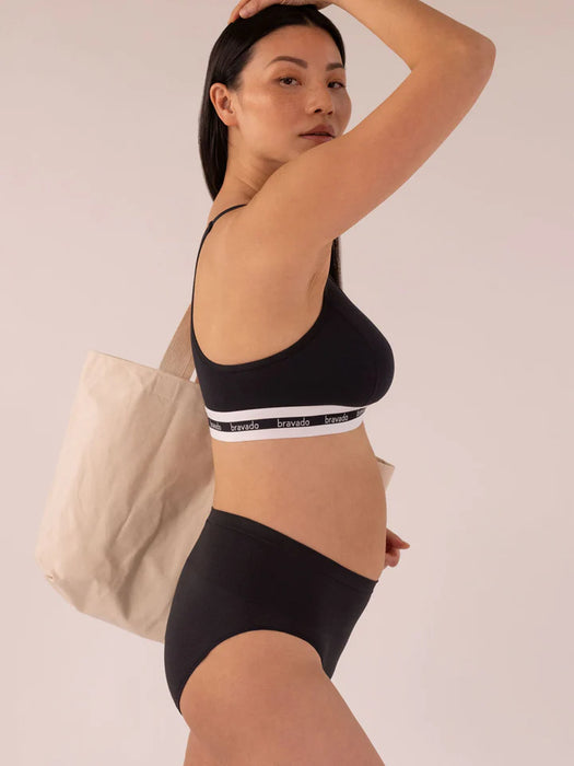 Bravado High-Rise Seamless Panty - Black