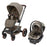 Maxi Cosi Fame Stroller + Mico Luxe+ Car Seat Travel System - Twillic Truffle