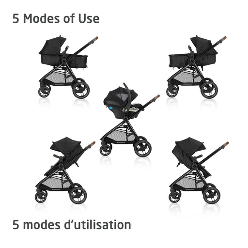 Maxi Cosi Zelia Luxe 5-in-1 Modular Travel System - Essential Green (Bad Packaging)