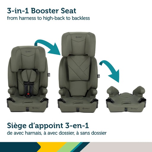 Safety 1st 3-in-1 Harness Booster Car Seat - Mineral Green