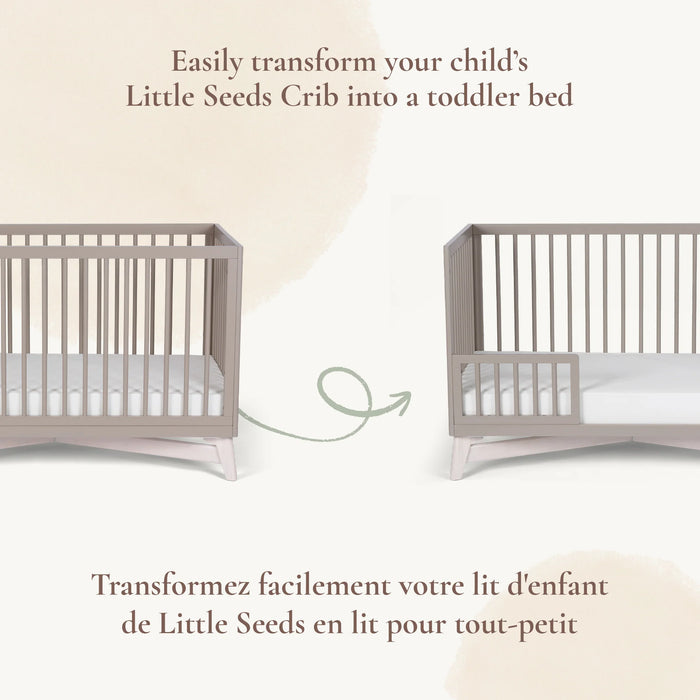 Little Seeds Toddler Guardrail (Spindle) Pala Collection - Taupe