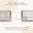 Little Seeds Toddler Guardrail (Spindle) Pala Collection - White