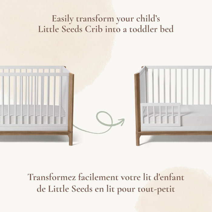 Little Seeds Toddler Guardrail (Spindle) Laurel Collection - Black