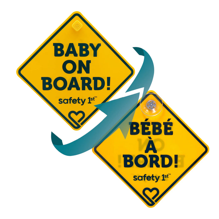 Safety 1st Bilingual Baby On Board Sign