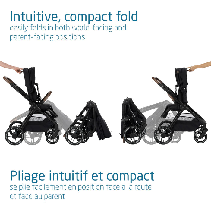 Maxi Cosi Oxford Stroller - Twillic Black