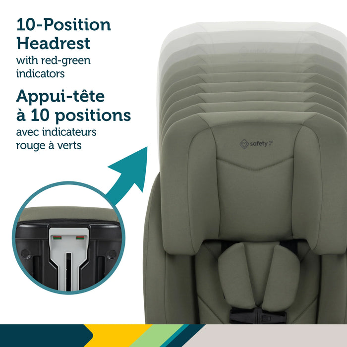Safety 1st 3-in-1 Harness Booster Car Seat - Mineral Green