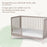 Little Seeds Toddler Guardrail (Spindle) Pala Collection - Taupe