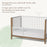 Little Seeds Toddler Guardrail (Spindle) Laurel Collection - Black