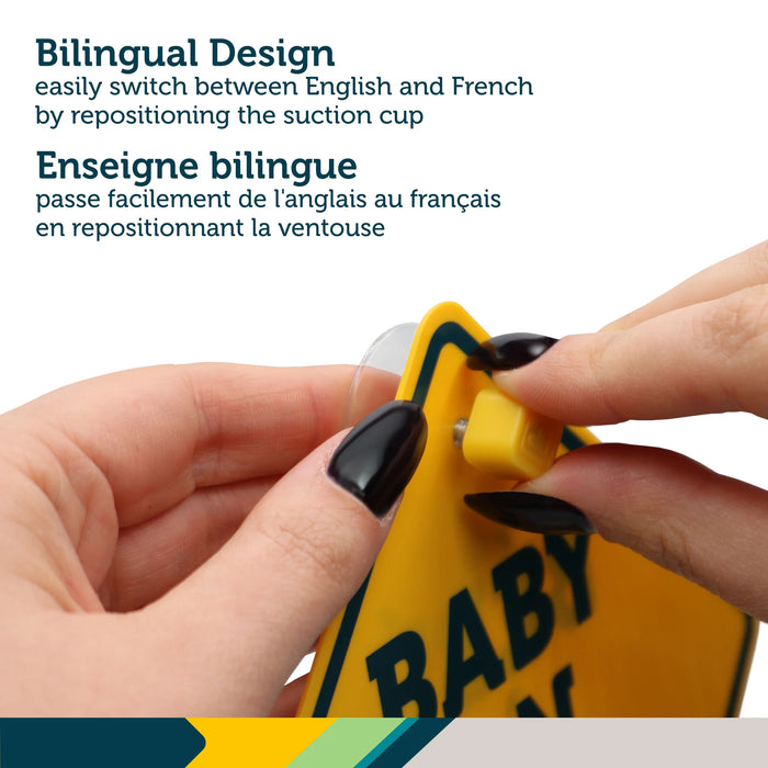 Safety 1st Bilingual Baby On Board Sign