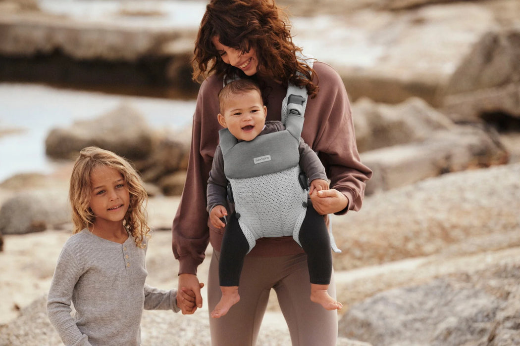 Baby Bjorn Bib for Baby Carrier - Light Grey