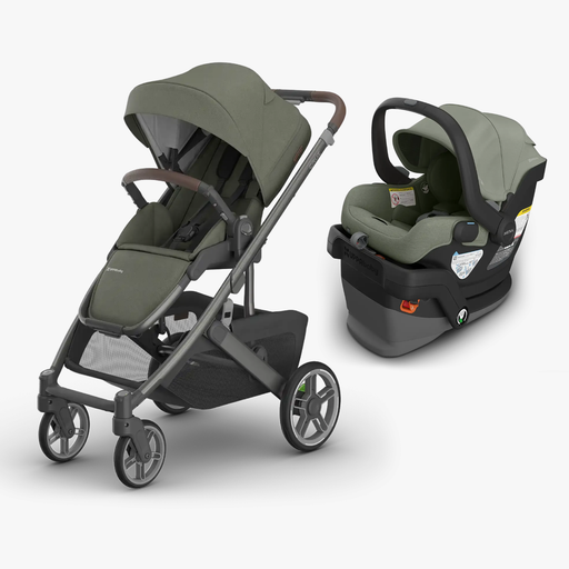 Uppababy Cruz V3 Stroller + Mesa V3 Car Seat Bundle - Evelyn
