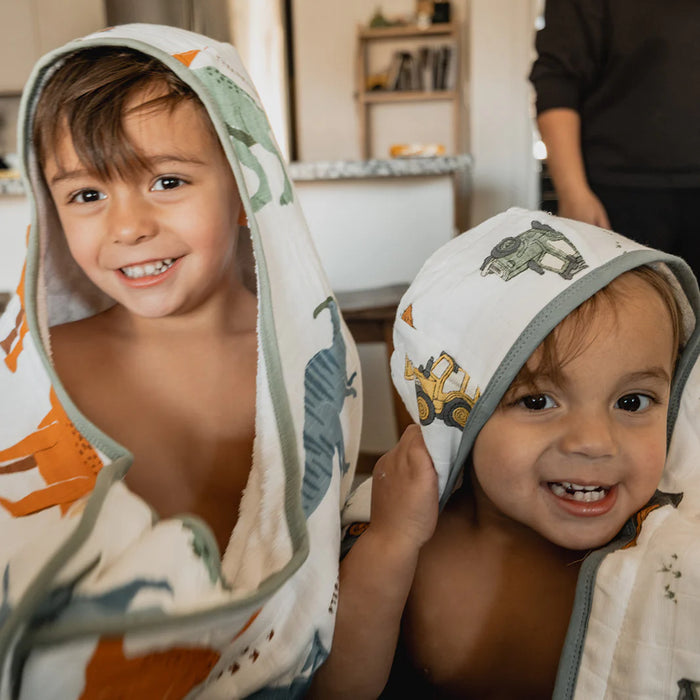 Little Unicorn Toddler Hooded Towel - Dino Names