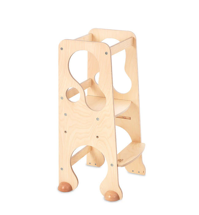 Kinderfeets Pikler Learning Tower - Natural