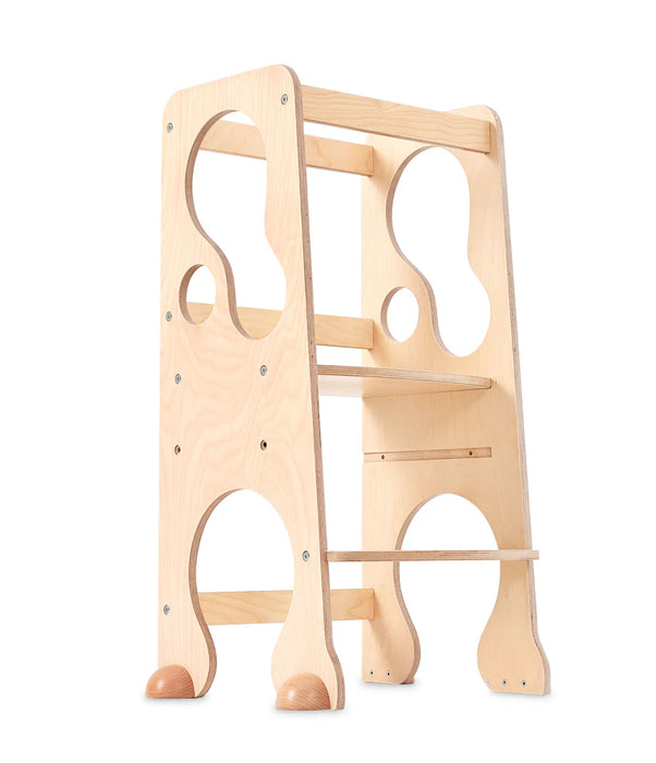 Kinderfeets Pikler Learning Tower - Natural