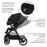 Maxi Cosi Oxford Travel System + Oria Bassinet Bundle