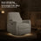 Maxi Cosi Ansel Swivel Glider and Power Recliner with Night Light - Cloud