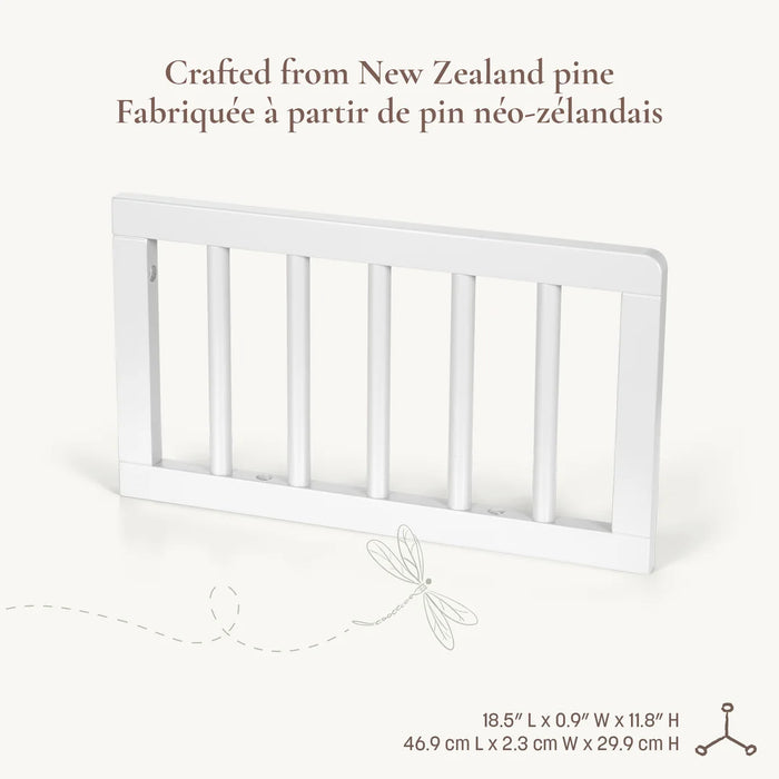 Little Seeds Toddler Guardrail (Spindle) Pala Collection - White