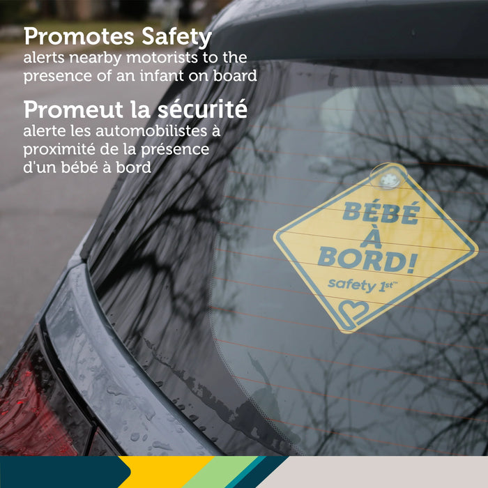 Safety 1st Bilingual Baby On Board Sign