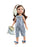 Paola Reina Las Amigas Doll - Carol With Beach Lined Romper
