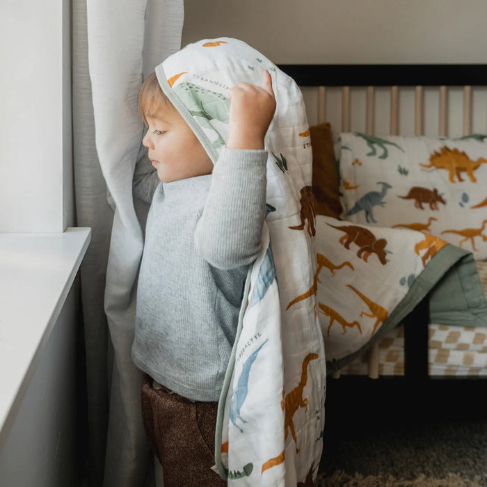 Little Unicorn Toddler Hooded Towel - Dino Names