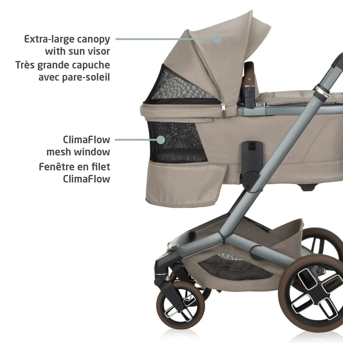 Maxi Cosi Fame Carry Cot - Twillic Truffle