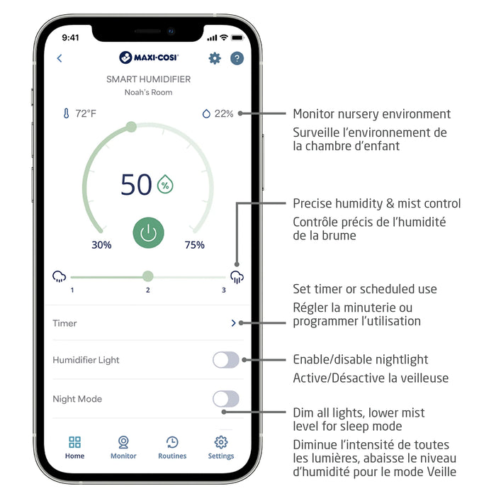 Maxi Cosi Connected Smart Humidifier