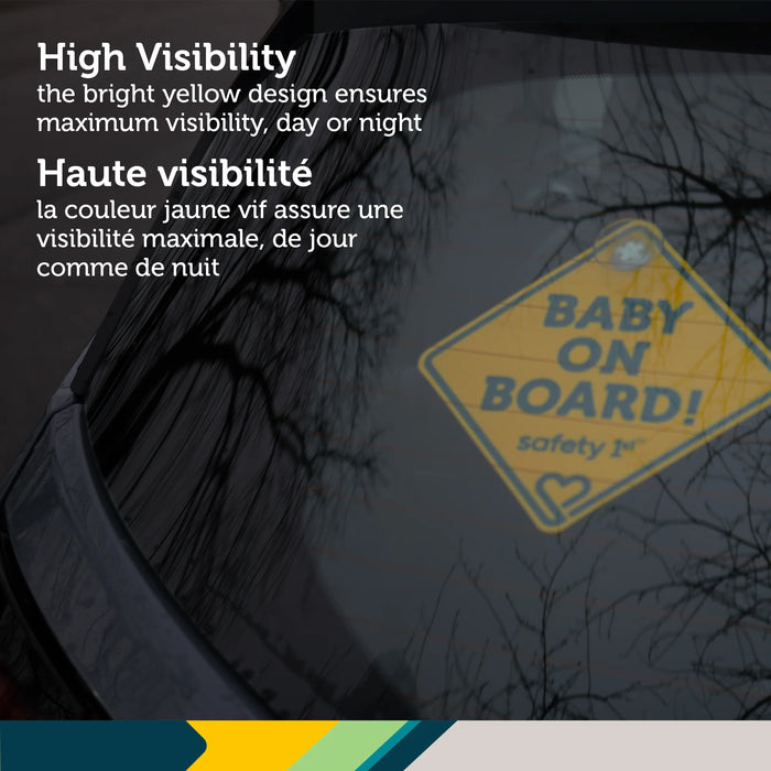 Safety 1st Bilingual Baby On Board Sign