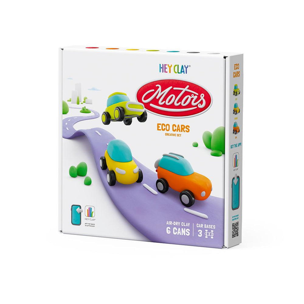 Hey Clay Set - Eco Cars