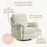 Little Seeds Bellamy Power Glider Recliner - Oyster