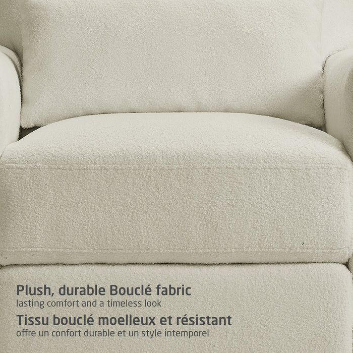 Maxi Cosi Ansel Swivel Glider and Power Recliner with Night Light - Cloud
