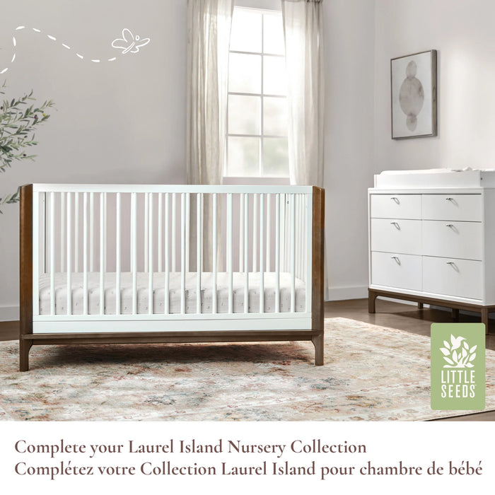 Little Seeds Toddler Guardrail (Spindle) Laurel Collection - Black