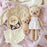 Cuddle+Kind Baby Honey Bear - Ivory Floral