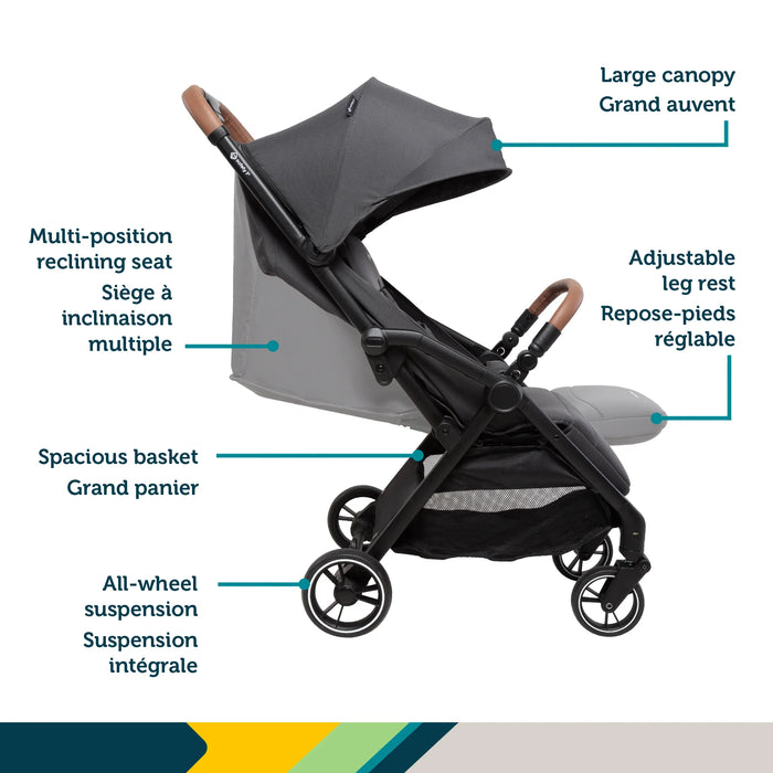 Safety 1st Spark Plus Stroller - Mineral Graphite