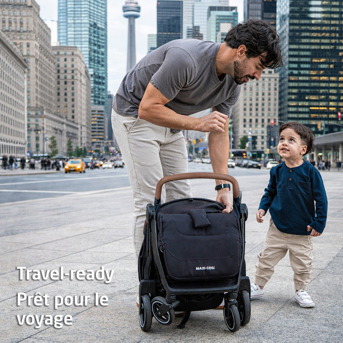 Maxi Cosi Eva Compact Stroller - Designer Black