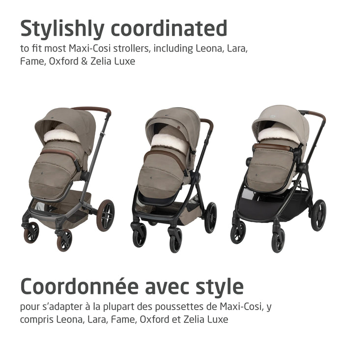 Maxi Cosi 2-In-1 Footmuff - Twilic Truffle
