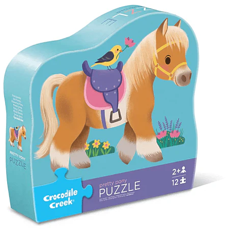Crocodile Creek Mini Puzzle 12pcs - Pony