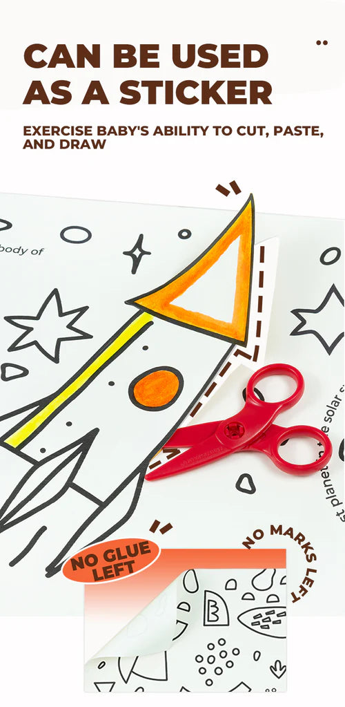 Flower Monaco Drawing Paper Roll - Nature