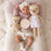 Cuddle+Kind Baby Honey Bear - Ivory Floral