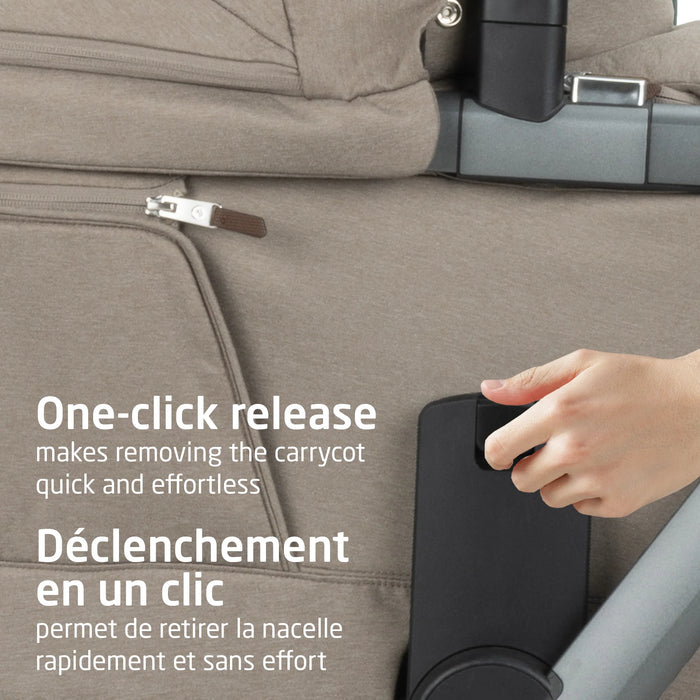 Maxi Cosi Fame Carry Cot - Twillic Green