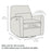Maxi Cosi Ansel Swivel Glider and Power Recliner with Night Light - Linen