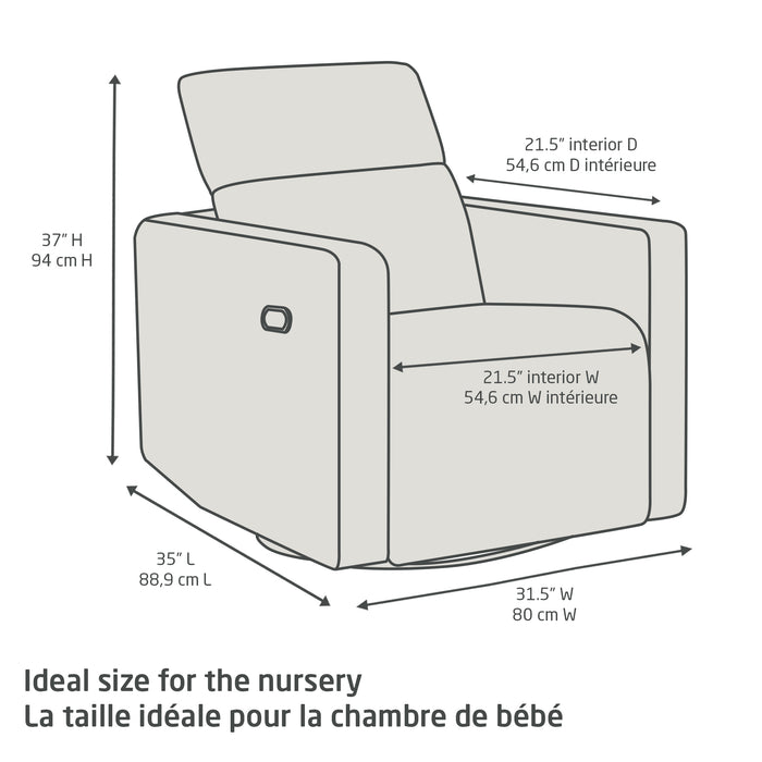 Maxi Cosi Isla Cloud Power Recliner - Vanilla