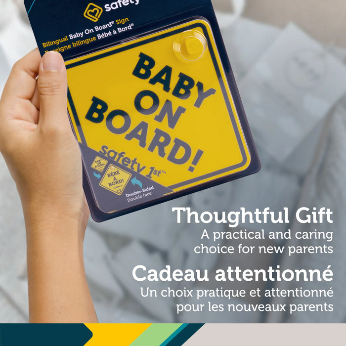 Safety 1st Bilingual Baby On Board Sign