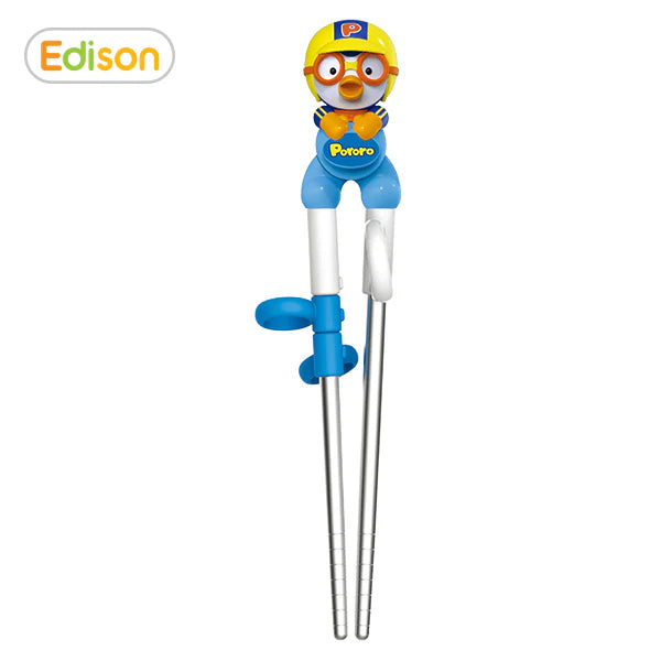 Edison Stainless 3D Chopsticks Right-Hand (moq12) Pororo