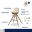 Maxi Cosi Kiskadee 360 Rotating High Chair - Natural Heritage