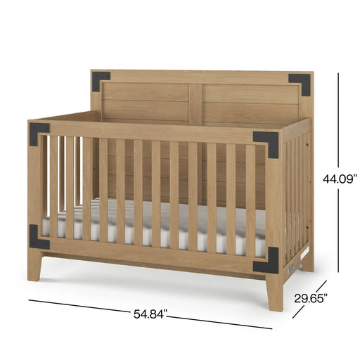Child Craft Lucas 4-in-1 Crib - Nutmeg