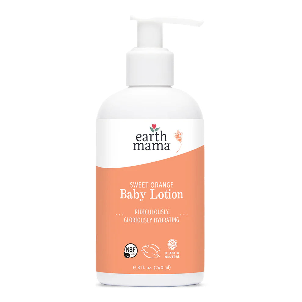 Earth Mama Sweet Orange Baby Lotion 240ml (EXP 2026-05)