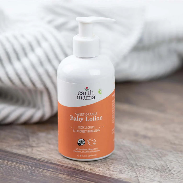 Earth Mama Sweet Orange Baby Lotion 240ml (EXP 2026-05)