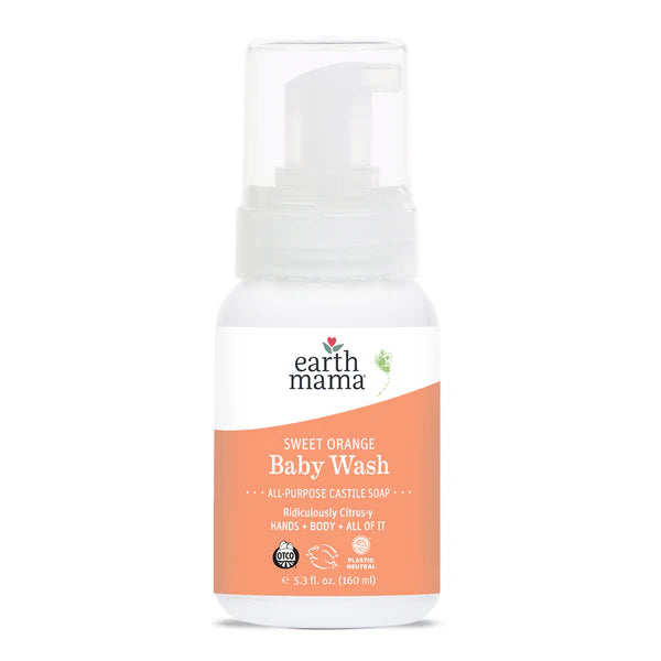 Earth Mama Organics Baby Sweet Orange Wash 160ml