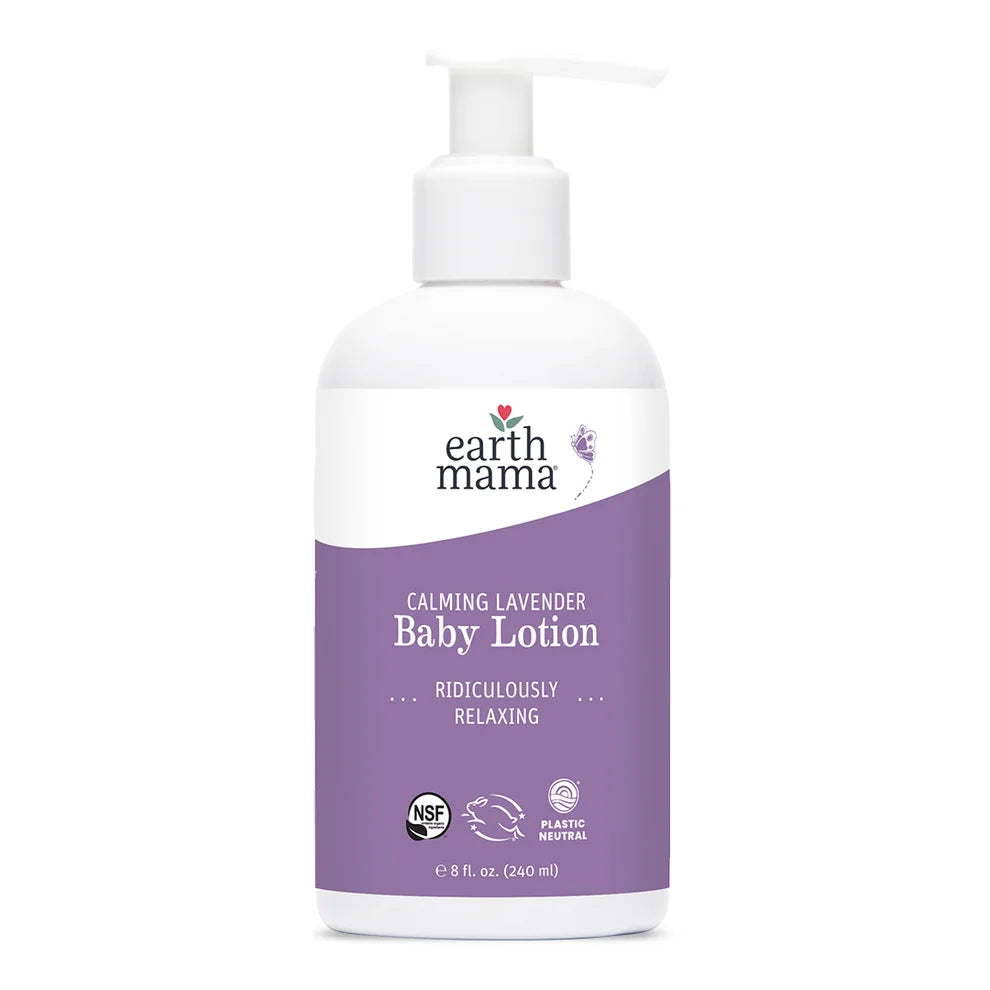 Earth Mama Baby Lotion 240ml Lavender DATED 2027-02