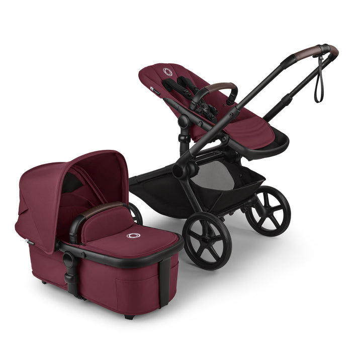 Bugaboo Kangaroo Complete Stroller - Black/Dark Cherry